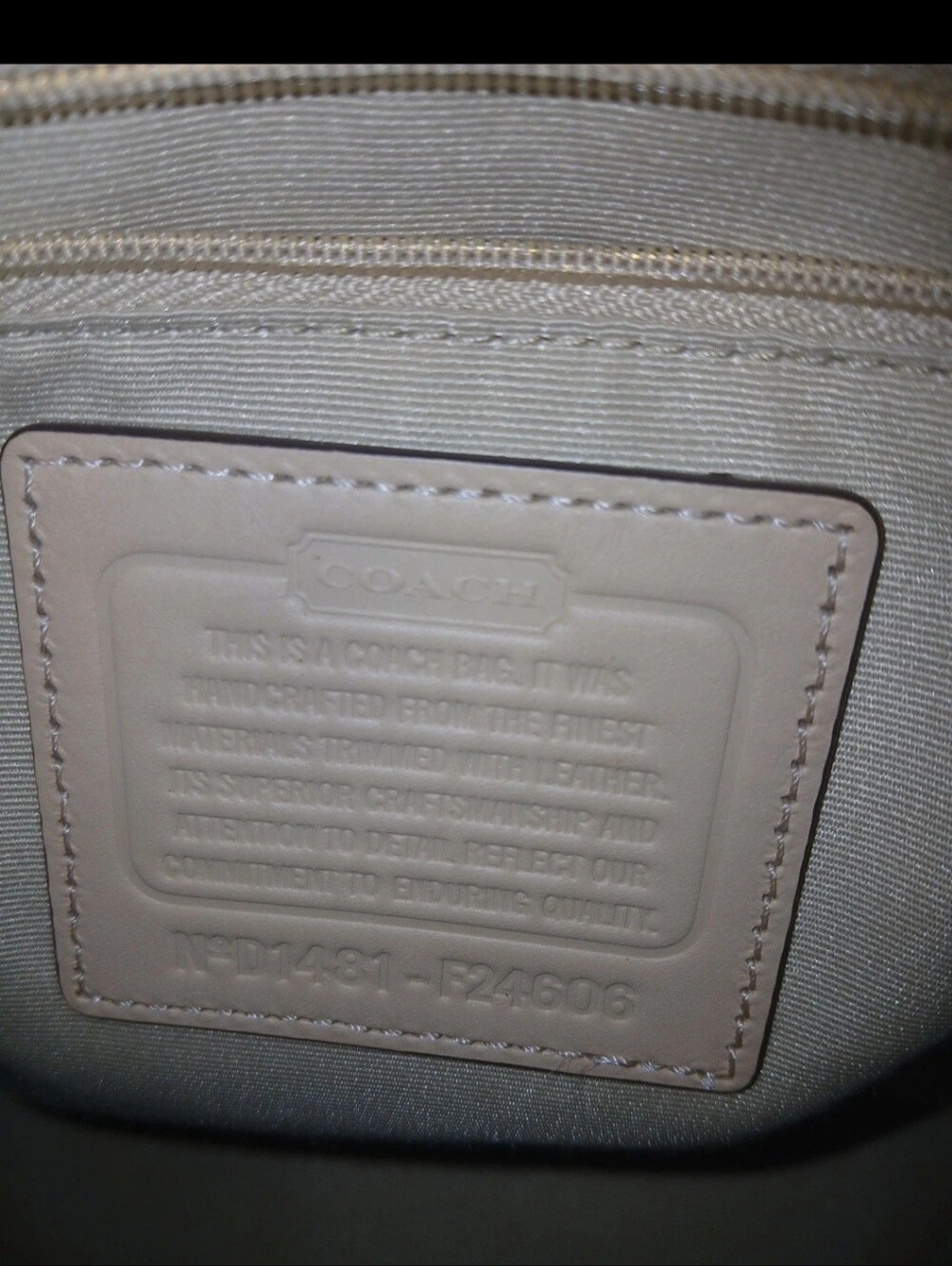 Coach Beige Signature Canvas Dome Satchel with Brown Leather Wallet - Picture 8 of 9